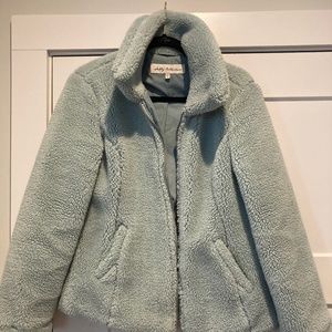 Sebby Sherpa Faux Fur Women’s Coat with Pockets